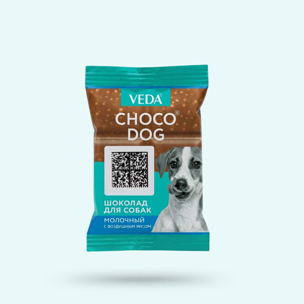 Шоколад молочный с воздушным рисом для собак CHOCO DOG