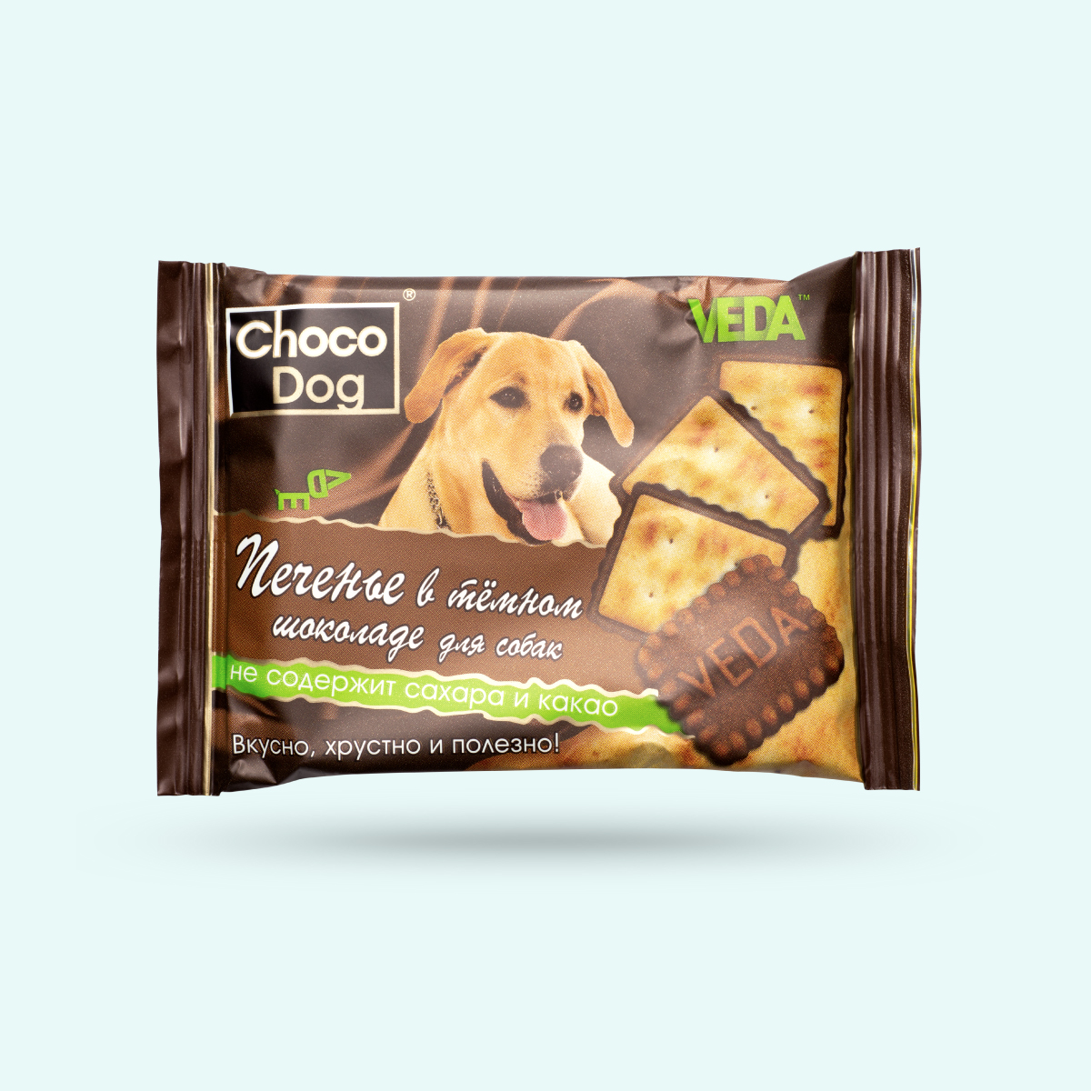 Печенье в темном шоколаде для собак CHOCO DOG
